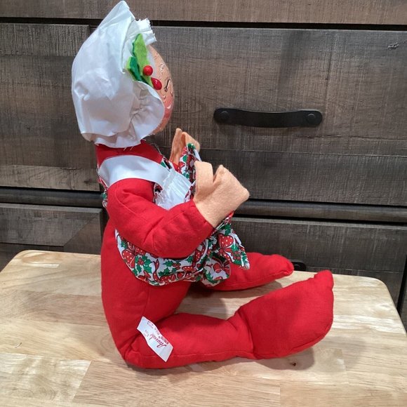 VINTAGE 1967-68 ANNALEE CHRISTMAS MOBILITEE MRS. CLAUS - Picture 4 of 6